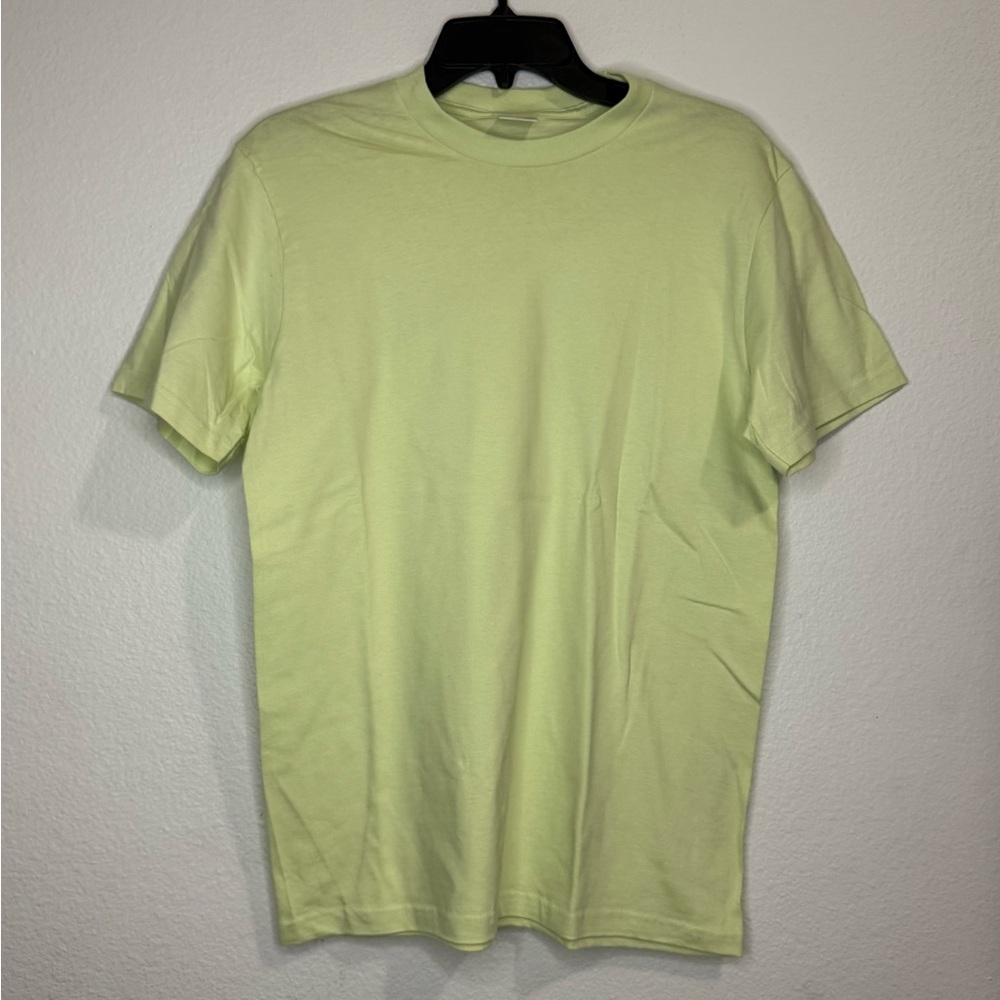 Men's Crew Neck T-Shirt in Light Lime